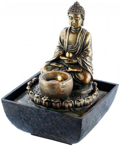 zimmerbrunnen mit buddha (1)